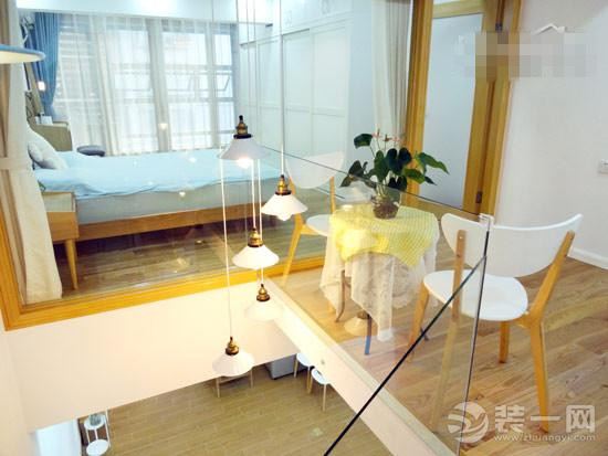 简约日式风格复式婚房装修设计效果图